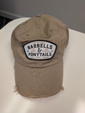 Barbells And Ponytails "LOGO" Classic Baseball Hat NEW